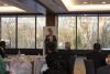 Villanova University Assistant Vice President, Government Relations and External Affairs Chris Kovolski welcomes everyone to the newly renovated The Inn at Villanova