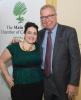 Main Line Chamber of Commerce's Director of Society of Professional Women Nicole Stephenson with keynote speaker Ron 