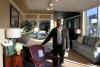 Sunny Goel from AG Marketing Solutions wins patio chair from Moore's Furniture in business card raffle