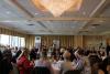 Main Line Chamber of Commerce's President and CEO Bernard Dagenais welcoming members to another successful afternoon of networking at the Radnor Hotel  